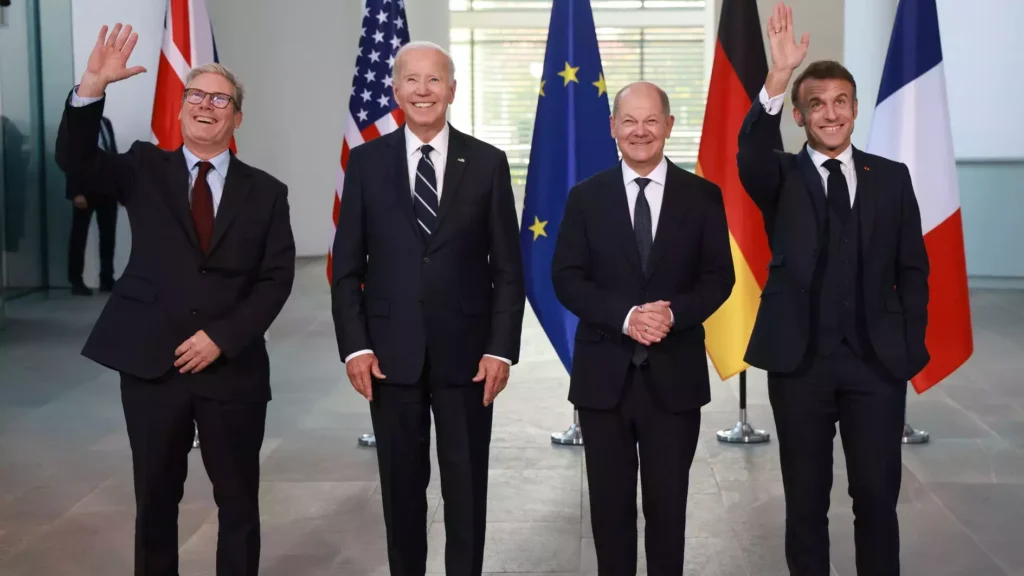 UK USA France and Germany Presidents