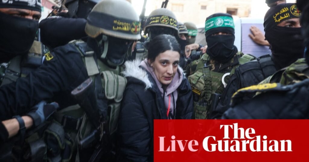 Israel delays freeing of Palestinian prisoners after chaotic scenes during Gaza hostage release – live | Israel