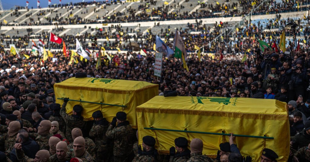 Hezbollah Stages Show of Strength at Hassan Nasrallah’s Funeral