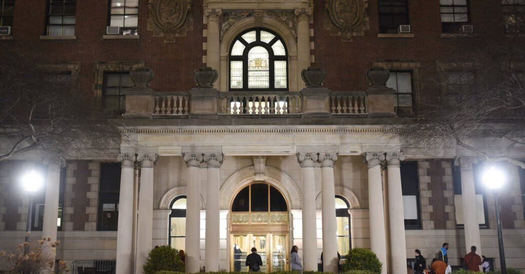 Pro-Palestinian Demonstrators Stage Sit-in at Barnard Over Expulsions