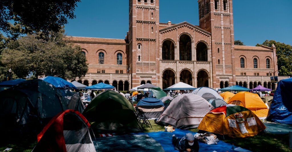 Pro-Palestinian Activists Sue U.C.L.A. Over Encampment Attack