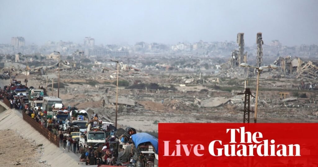 Israel army says it will use ‘unprecedented force’ in Gaza City and urges residents to leave – Middle East crisis live | Gaza