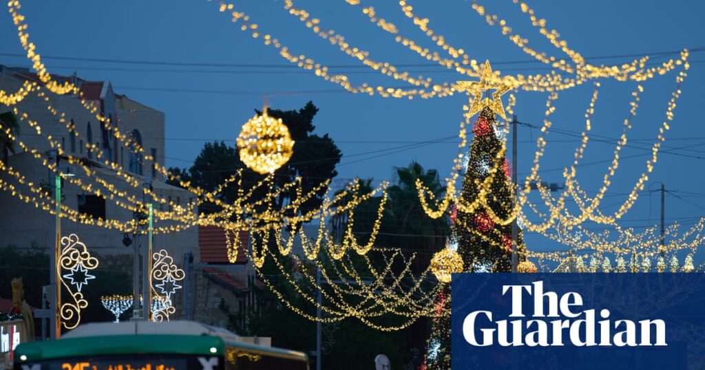 Israeli police arrest Palestinian man dressed as Santa Claus at Christmas party | World news