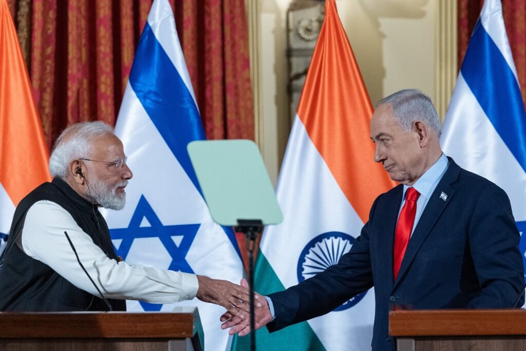 Departing Israel, Modi says there’s ‘no place for terrorism,’ praises Gaza peace plan