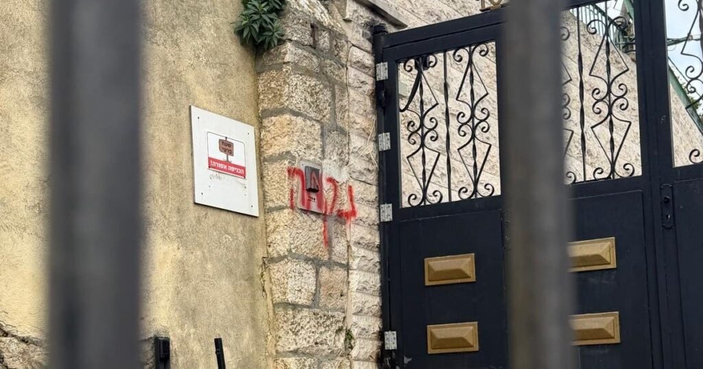 'Christians Out': Jerusalem Church Tagged With Hate Graffiti, Police Investigating – Haaretz